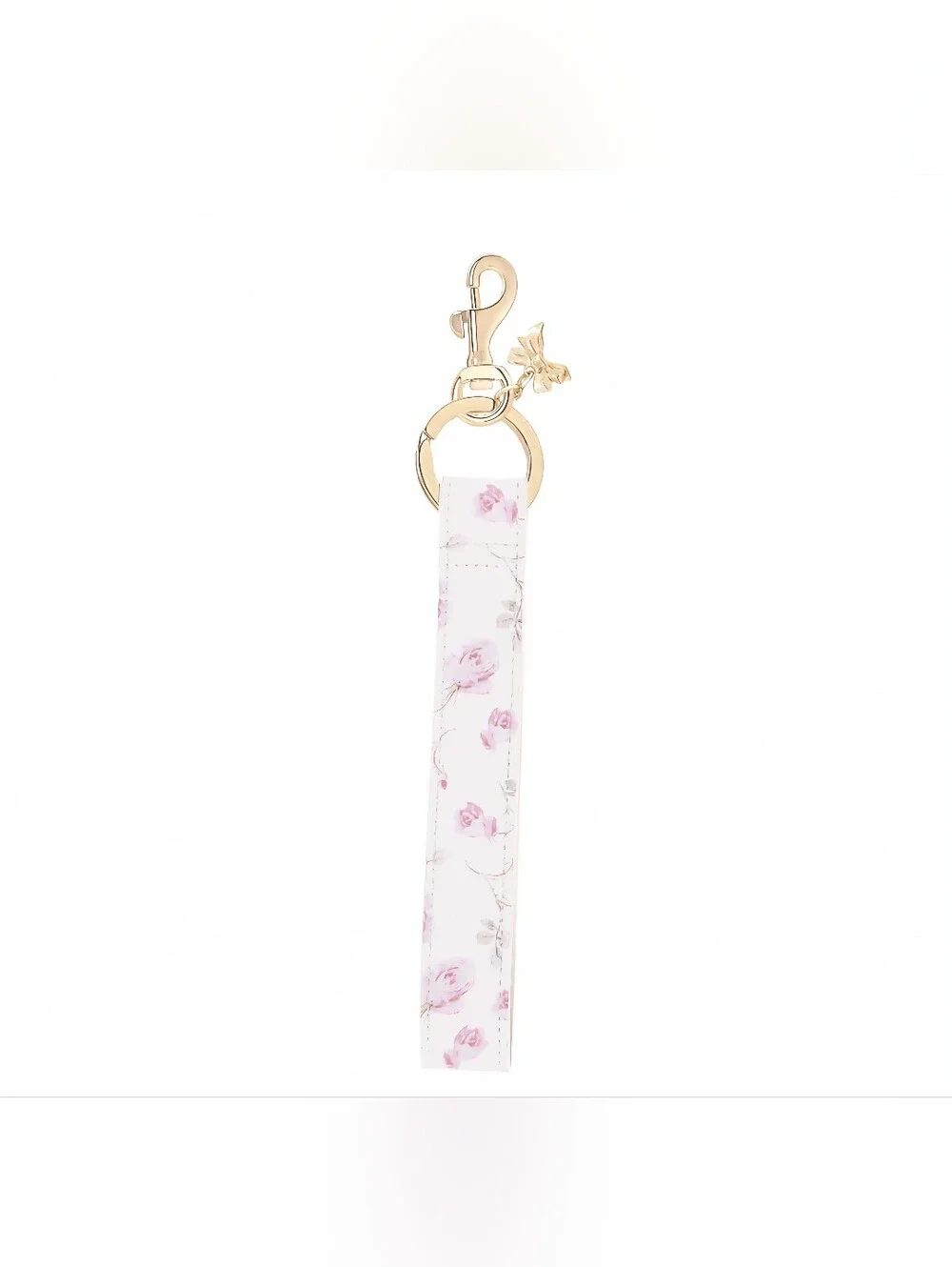 NWT LoveShackFancy x Case-Mate X Target Ribbon Rosa Flora Wristlet Keychain